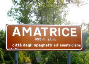 AMATRICE Città delgli Spaghetti all'Amatriciana
